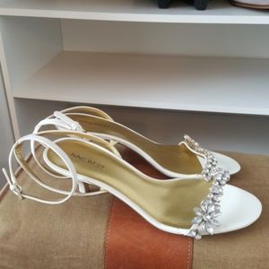 Rhinestone Nine West Sandles - Never Worn